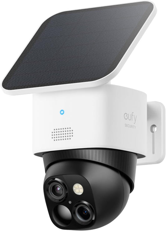 eufy Security SoloCam S340, Solar Security Cameras Wireless Outdoor