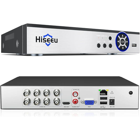 Hiseeu 5MP 8 Channel DVR